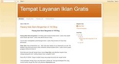 Desktop Screenshot of layanangratisiklan.blogspot.com