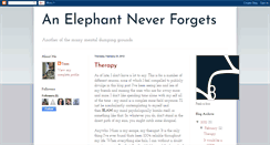 Desktop Screenshot of everrememberingelephant.blogspot.com