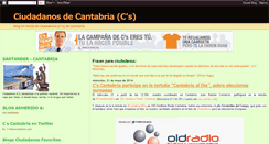 Desktop Screenshot of ciudadanos-cantabria.blogspot.com