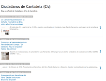 Tablet Screenshot of ciudadanos-cantabria.blogspot.com