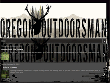 Tablet Screenshot of oregonoutdoorsman.blogspot.com