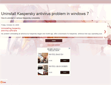 Tablet Screenshot of kasperskyuninstallproblem.blogspot.com