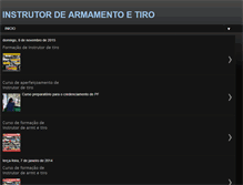 Tablet Screenshot of instrutordearmamentoetiro.blogspot.com