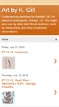 Mobile Screenshot of kgillart.blogspot.com