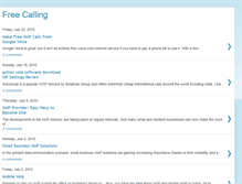 Tablet Screenshot of freecallsms-voip.blogspot.com
