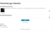 Tablet Screenshot of forumgayindonesia.blogspot.com