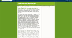 Desktop Screenshot of easyrecipesvegetarian.blogspot.com