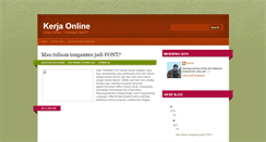 Desktop Screenshot of kerja-online-yang-dibayar.blogspot.com