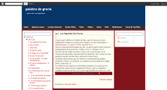 Desktop Screenshot of palabradegracia.blogspot.com