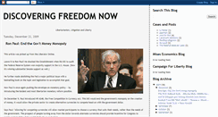 Desktop Screenshot of discoveringfreedomnow.blogspot.com