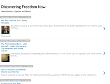 Tablet Screenshot of discoveringfreedomnow.blogspot.com