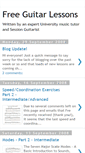 Mobile Screenshot of freeguitartuition.blogspot.com