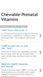 Mobile Screenshot of chewableprenatalvitamins.blogspot.com