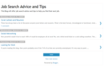 Tablet Screenshot of helpwithjobsearch.blogspot.com