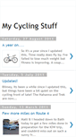 Mobile Screenshot of mycyclingstuff.blogspot.com