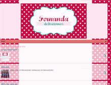 Tablet Screenshot of fernanda-delicatessen.blogspot.com