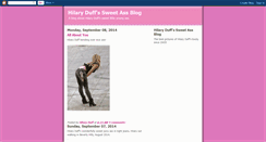 Desktop Screenshot of hilaryduffsweetass.blogspot.com