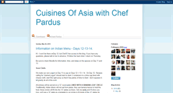 Desktop Screenshot of cuisinesofasiawithchefpardus.blogspot.com