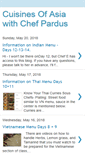Mobile Screenshot of cuisinesofasiawithchefpardus.blogspot.com
