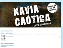 Tablet Screenshot of naviacaotica.blogspot.com