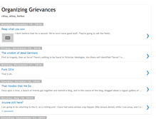Tablet Screenshot of organizinggrievances.blogspot.com