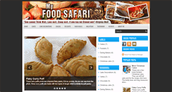 Desktop Screenshot of myfoodsafari.blogspot.com