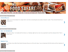 Tablet Screenshot of myfoodsafari.blogspot.com