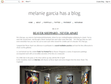 Tablet Screenshot of melaniegarciablog.blogspot.com