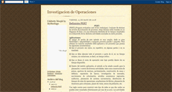 Desktop Screenshot of investigaciondeoperacionesesca4rmb.blogspot.com