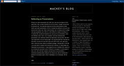 Desktop Screenshot of jmmackey.blogspot.com