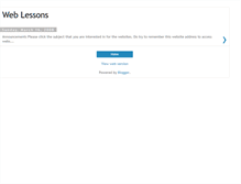 Tablet Screenshot of lessons-online.blogspot.com