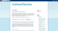 Desktop Screenshot of mathew53santos.blogspot.com