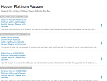 Tablet Screenshot of hoover-platinum-vacuum.blogspot.com