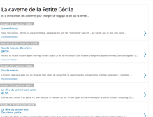 Tablet Screenshot of lapetitececile.blogspot.com