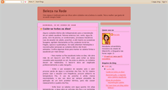Desktop Screenshot of belezanarede.blogspot.com