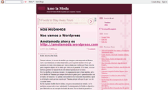 Desktop Screenshot of amolamoda.blogspot.com