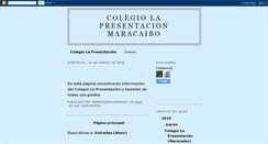 Desktop Screenshot of lapresentacionmaracaibo.blogspot.com