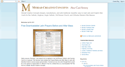 Desktop Screenshot of myriadcreativeconcepts.blogspot.com