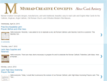 Tablet Screenshot of myriadcreativeconcepts.blogspot.com