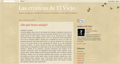 Desktop Screenshot of lascronicasdelviejo.blogspot.com