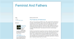 Desktop Screenshot of feminist4fathers.blogspot.com
