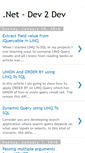 Mobile Screenshot of dotnetdev2dev.blogspot.com
