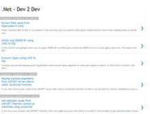 Tablet Screenshot of dotnetdev2dev.blogspot.com