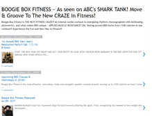 Tablet Screenshot of boogieboxfit.blogspot.com