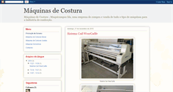 Desktop Screenshot of maquinasdecostura.blogspot.com