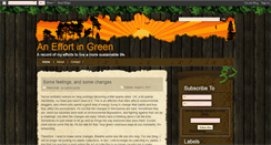 Desktop Screenshot of an-effort-in-green.blogspot.com