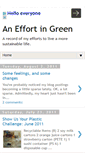 Mobile Screenshot of an-effort-in-green.blogspot.com