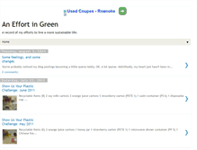Tablet Screenshot of an-effort-in-green.blogspot.com