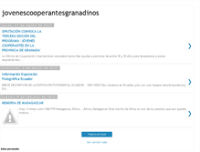Tablet Screenshot of jovenescooperantesgranadinos.blogspot.com