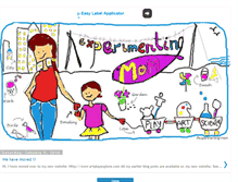 Tablet Screenshot of experimenting-mom.blogspot.com